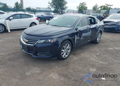 2017 Chevrolet Impala 1Lt из США, поврежденный, VIN 2G1105S37H9116590